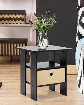 Furinno End Table Bedroom Night Stand